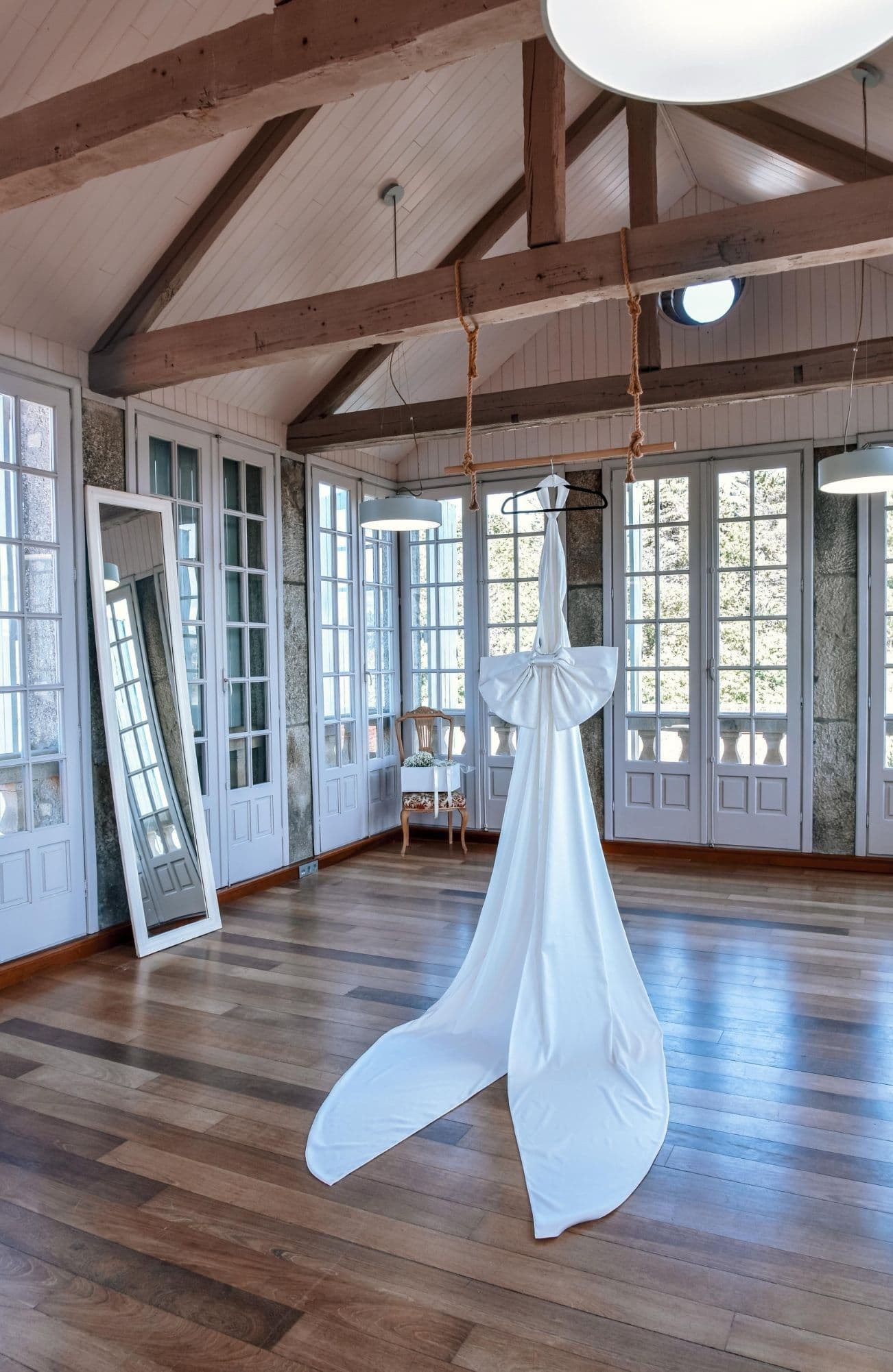 Vestido de novia de diseñadora Lorena Barreiro