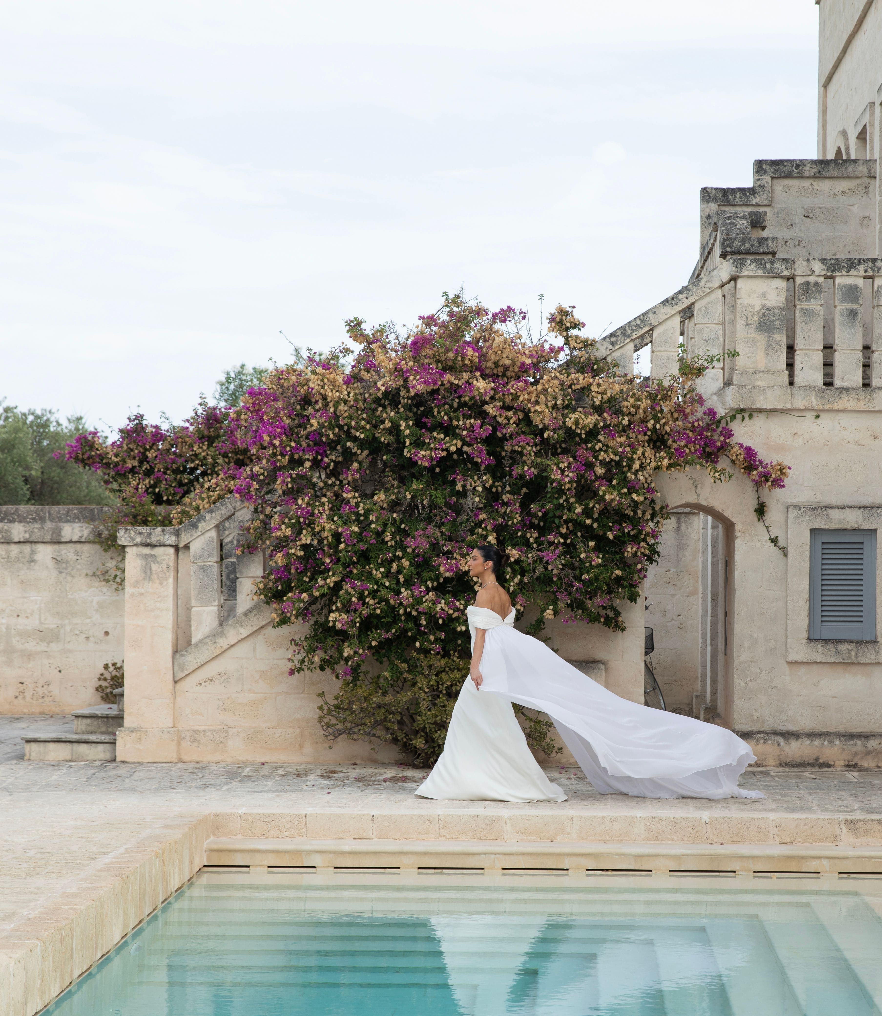 vestido bridal de Giambattista Valli novia Sarah Mattar