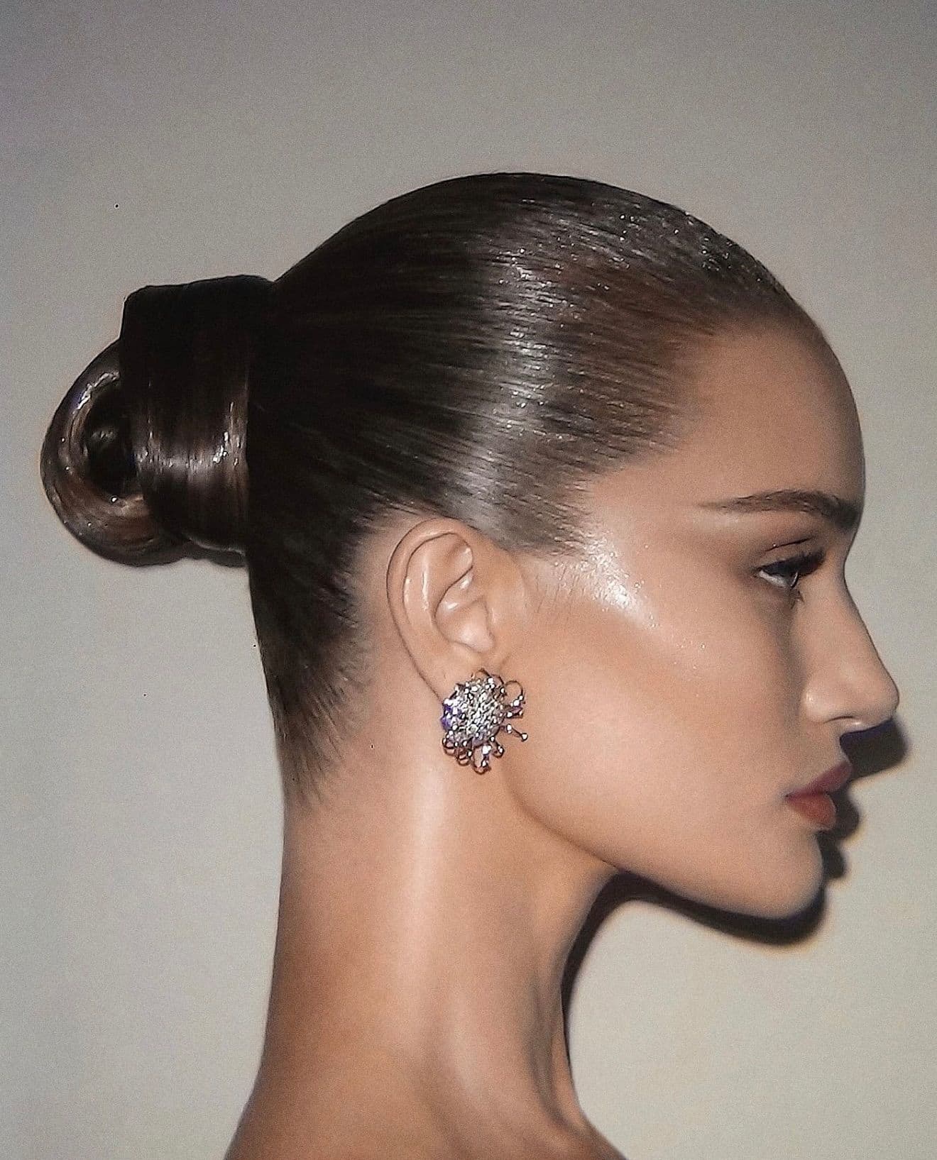 peinados chongo sleek bun invitada fiesta boda