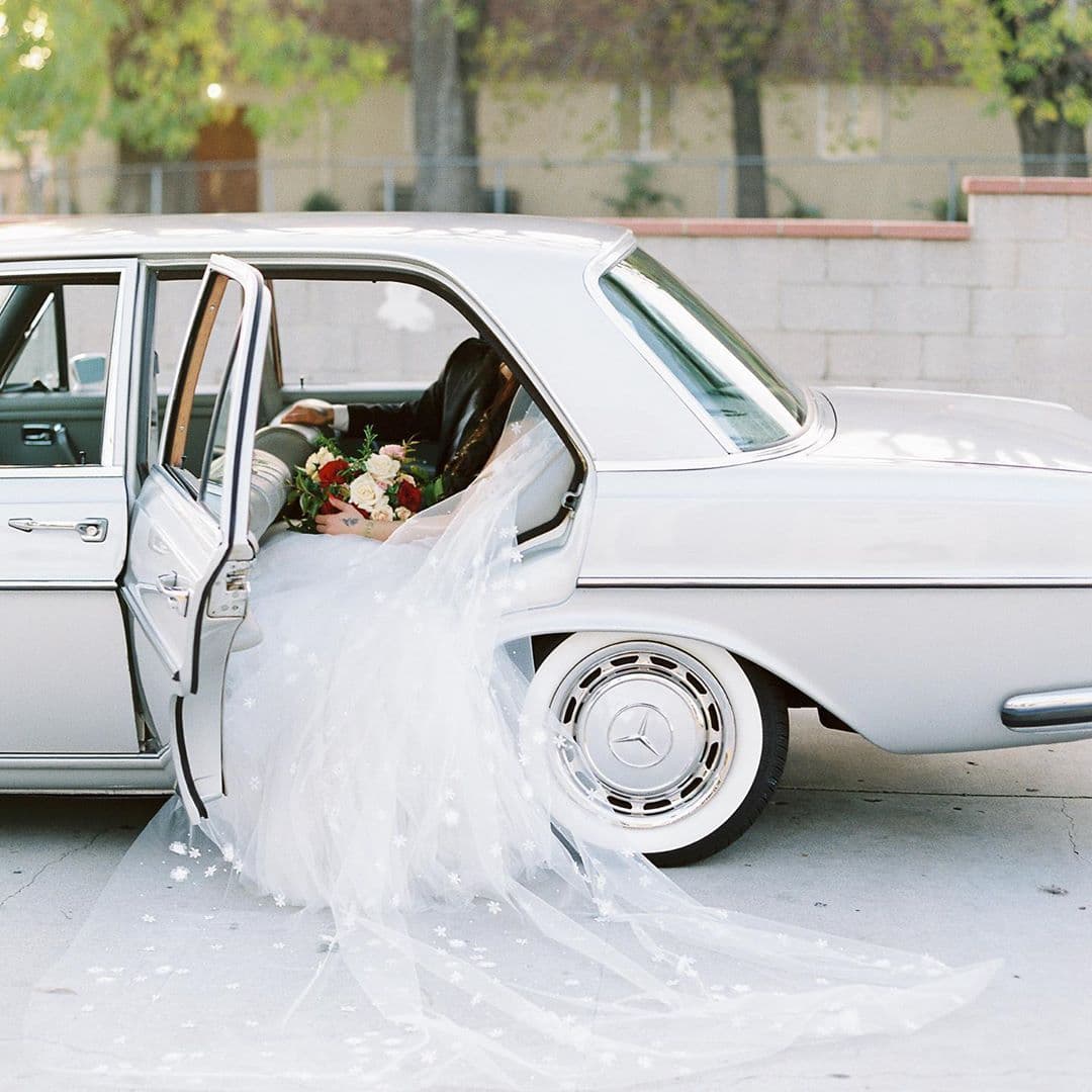 bridal car moment