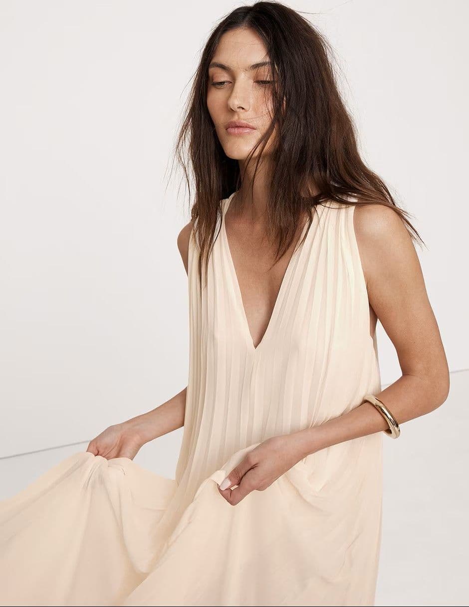 Vestido blanco banana