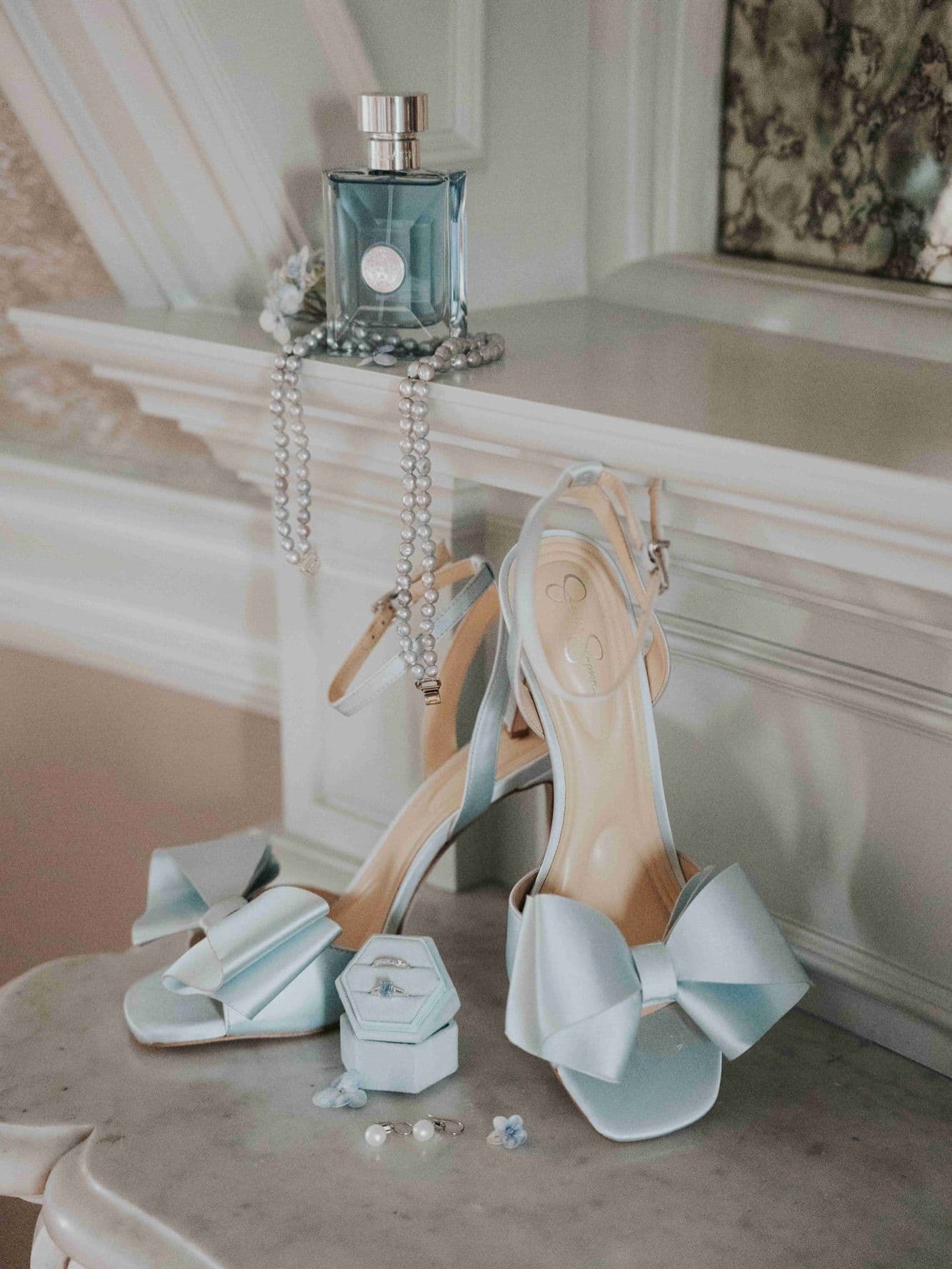 baby blue color bodas