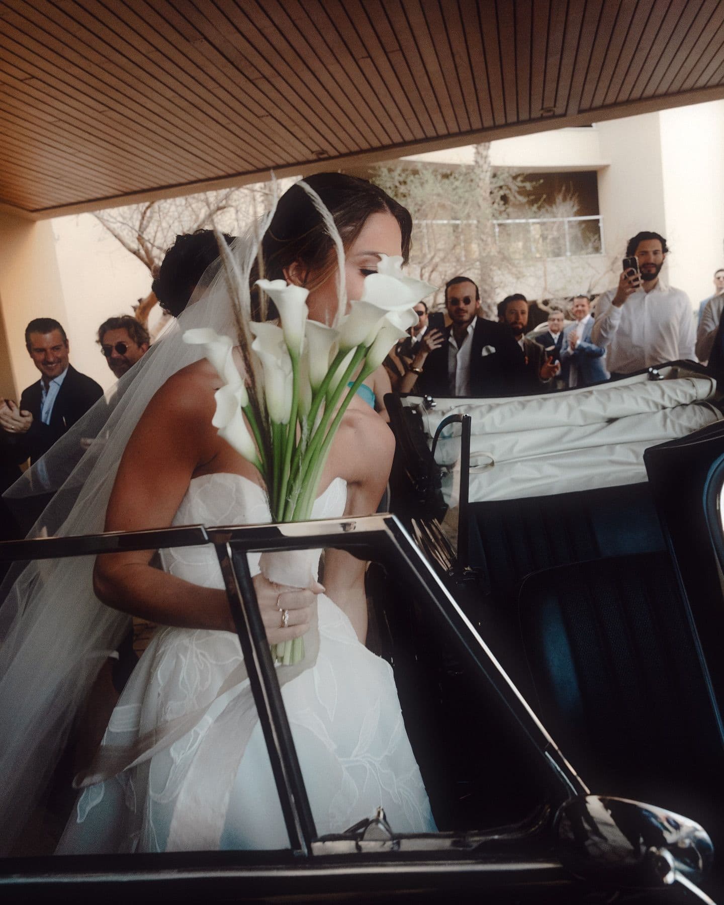 foto de novia en su boda