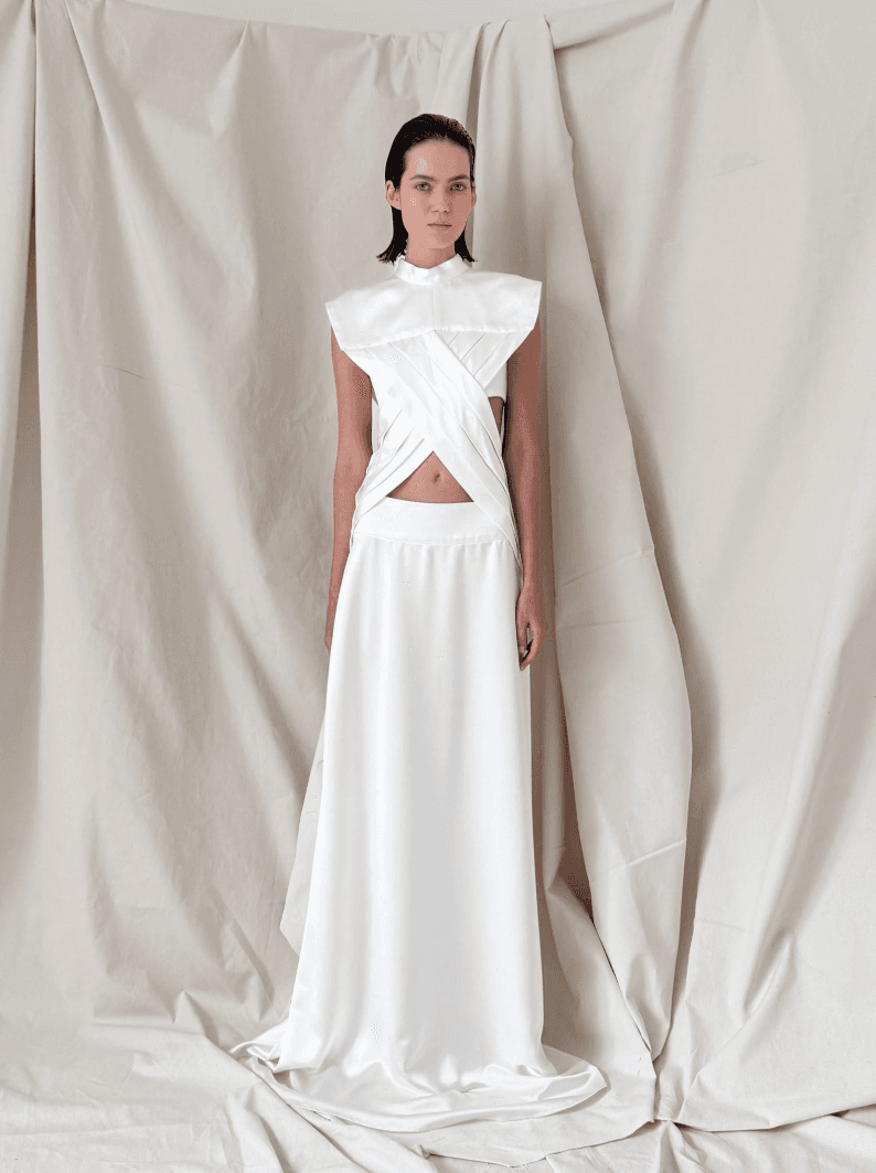 Lorena Saravia vestido