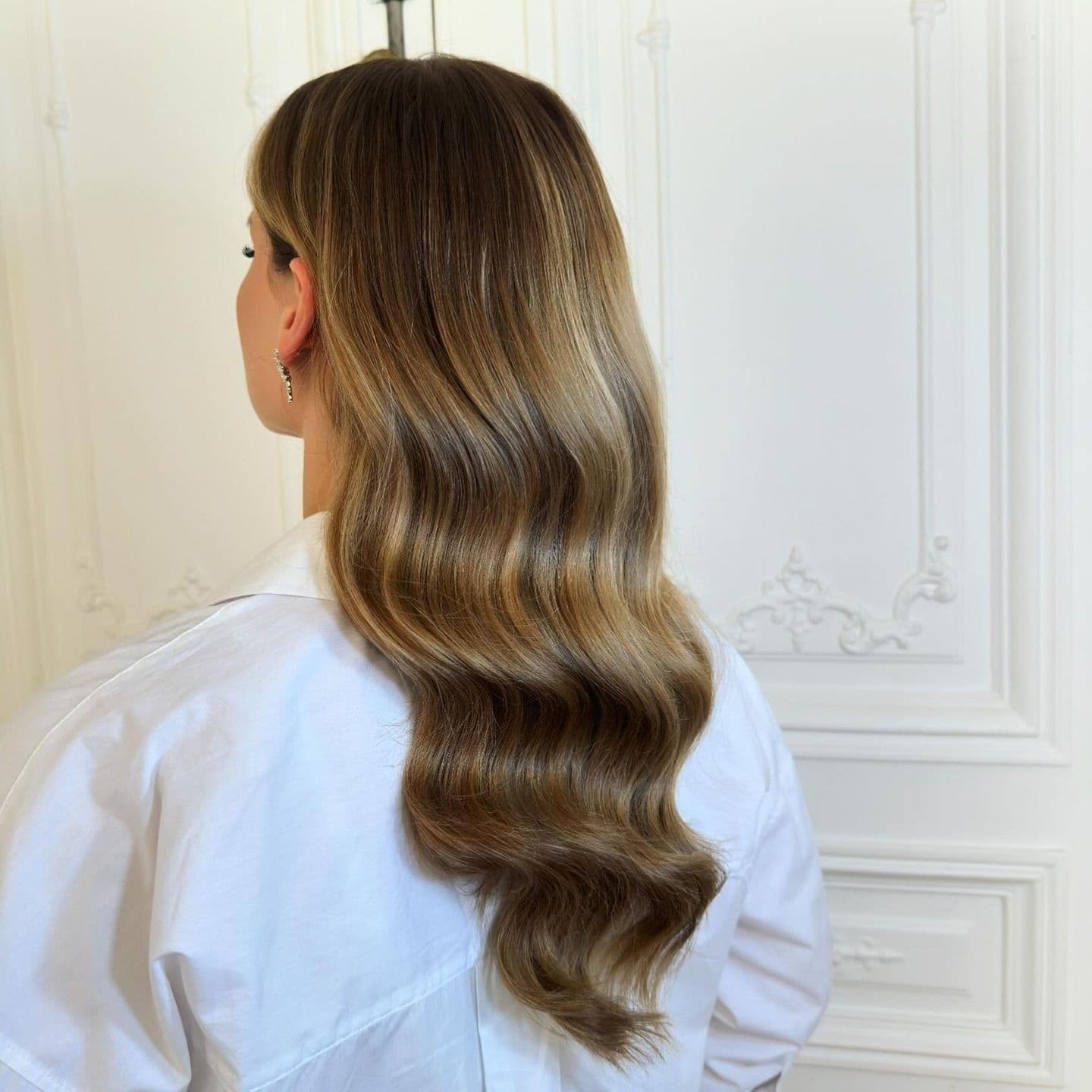 peinado para invitadas hollywood waves