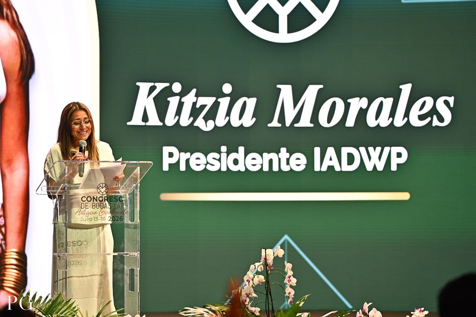 Kitzia Morales presidenta de la IADWP bodas profesionales