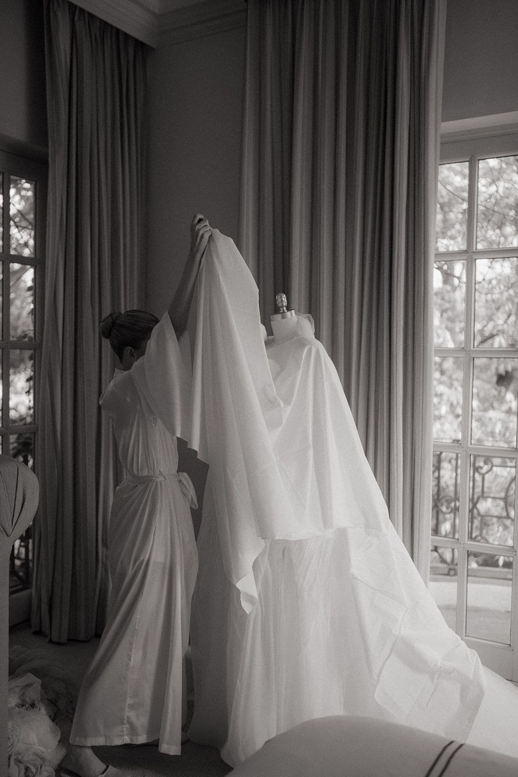 getting ready de una novia boda Pau