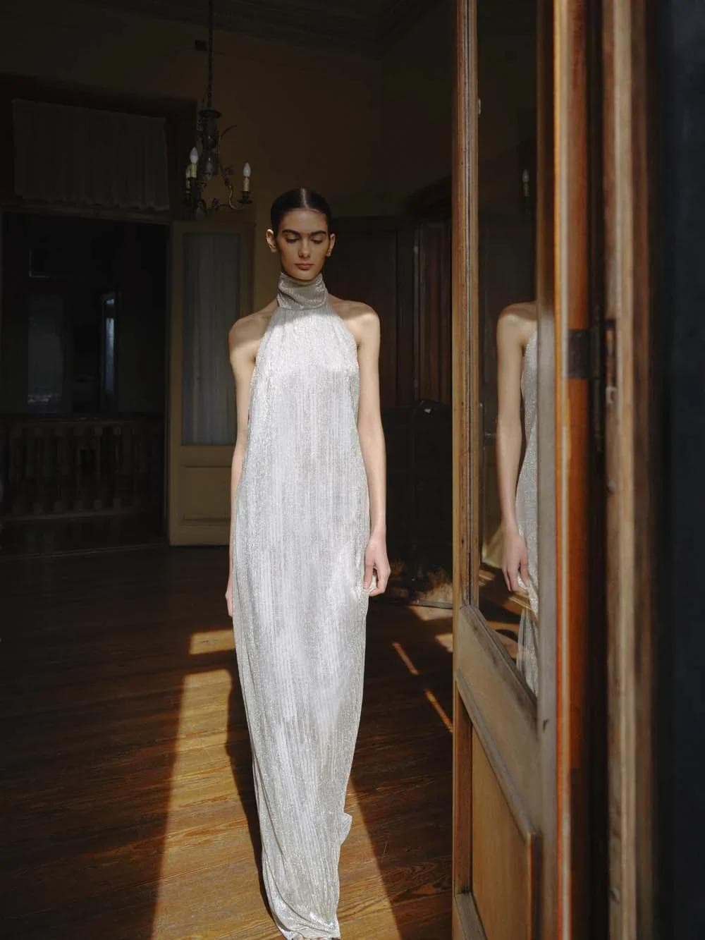 Vestido champaña Baobab