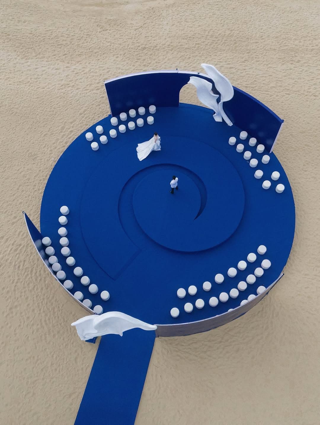 azul cobalto en bodas