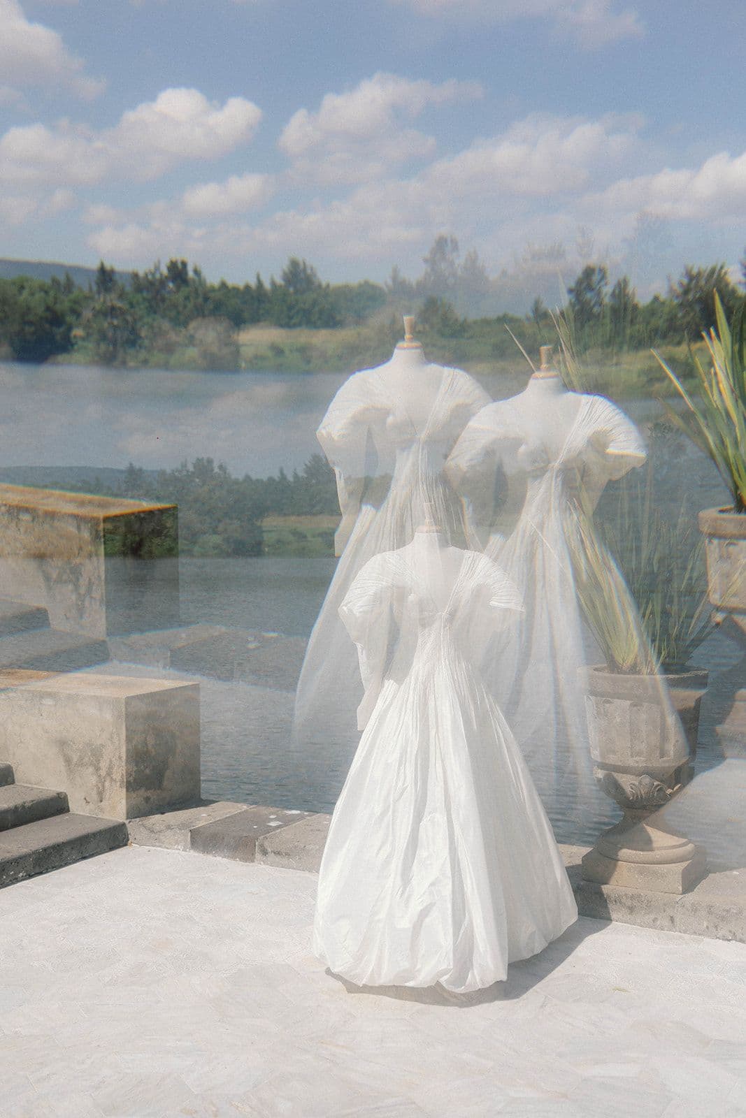 Foto de un vestido de novia de Valeria Bross