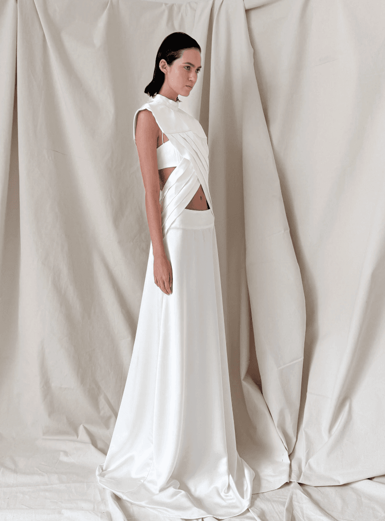 Lorena Saravia vestido