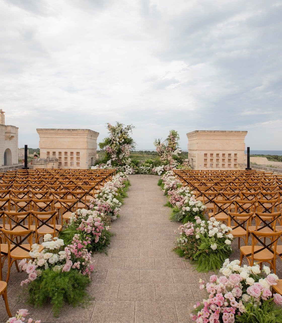 Marcelo Fonseca y Sarah Mattar boda Puglia