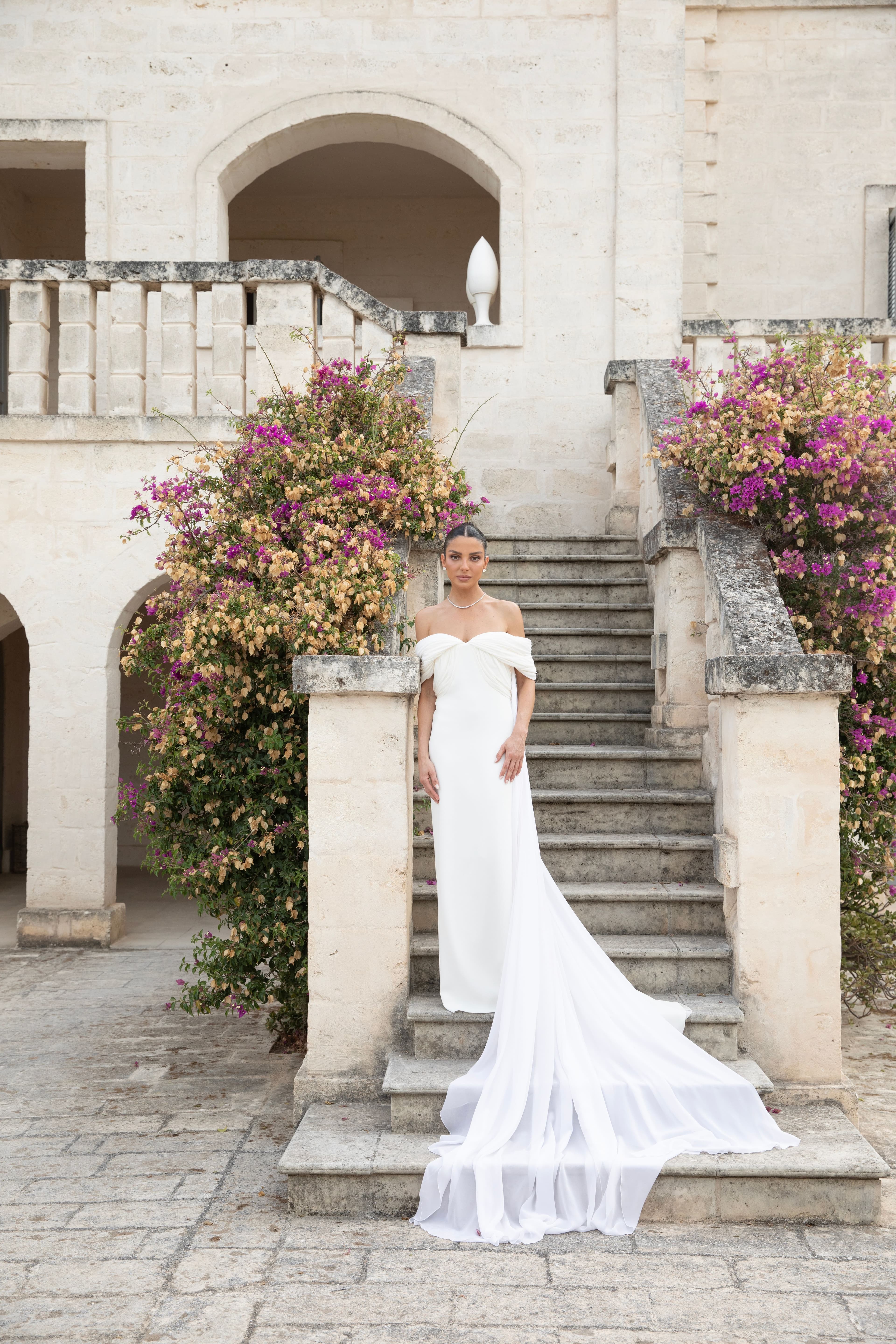vestido bridal de Giambattista Valli novia Sarah Mattar